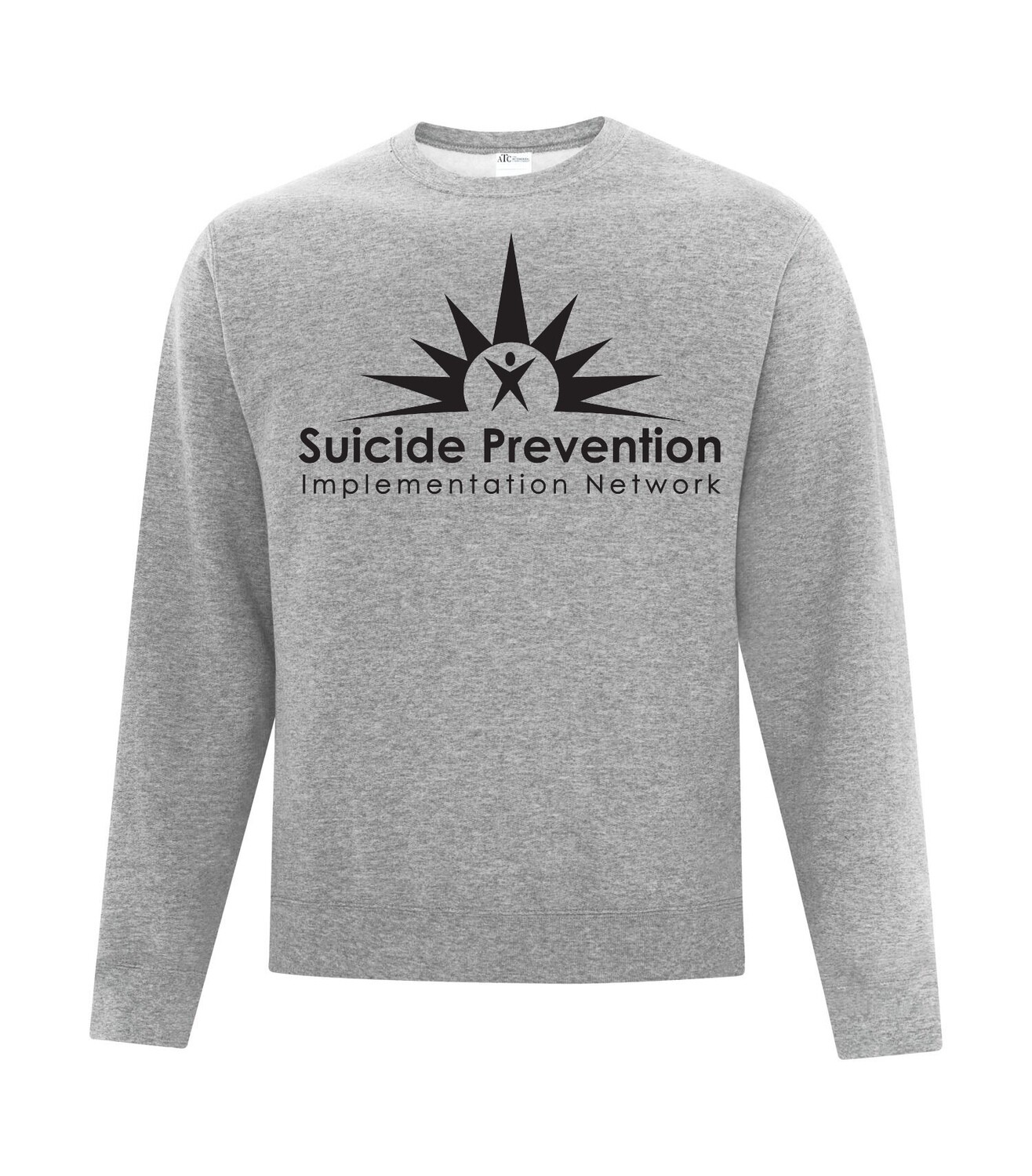 Suicide Prevention Implementation Network CREWNECK SWEATSHIRT, Color: Athletic Heather, Select Design Details: Full Front plus back print