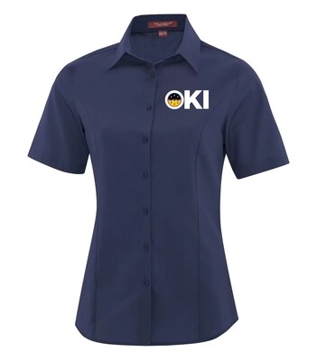 COAL HARBOUR® EVERYDAY SHORT SLEEVE WOVEN LADIES' SHIRT