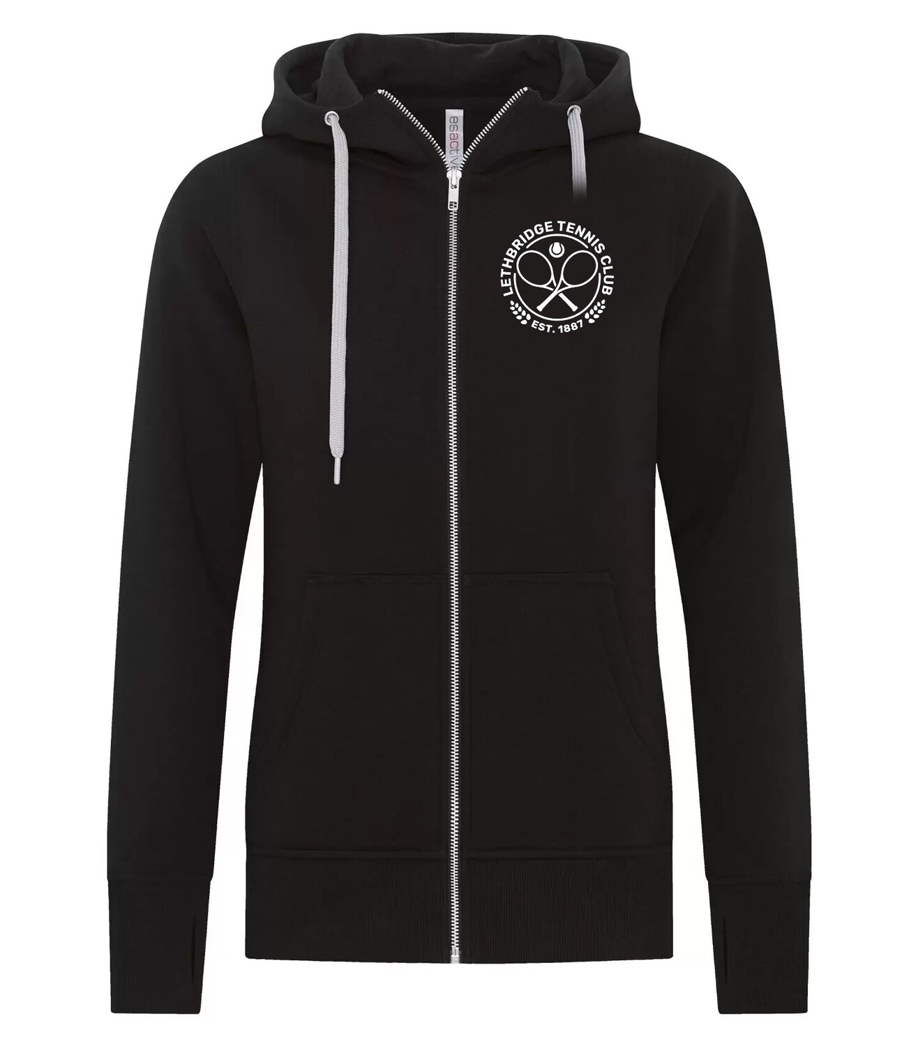 ​ATC™ ESACTIVE® Core Full Zip Hooded Ladies&#39; Sweatshirt, Color: Black
