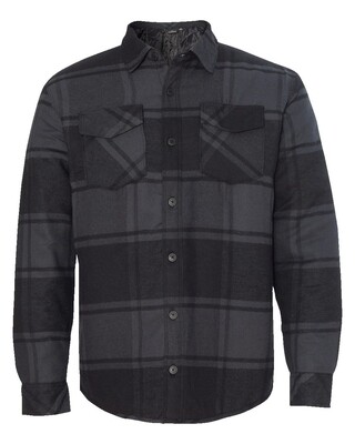Quilted Flannel Shirt Jacket