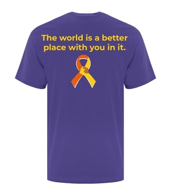 World Suicide Prevention Day Adult and Youth Cotton Tee