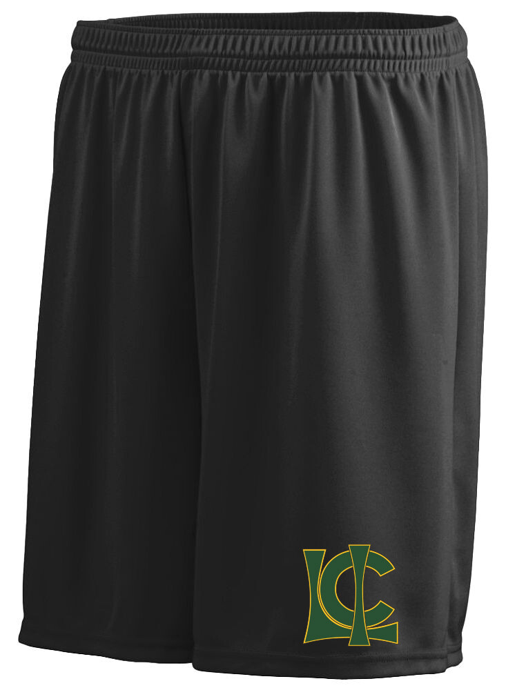 AUGUSTA SPORTSWEAR OCTANE SHORTS, Color: Black, Design Choice: Alternate Logo