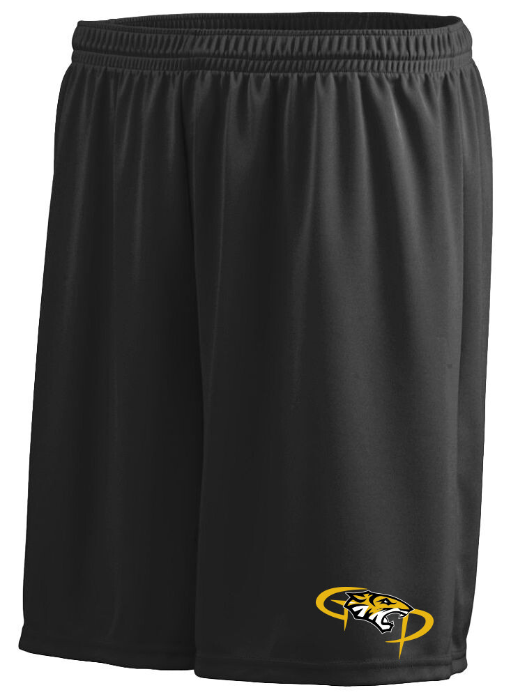 AUGUSTA SPORTSWEAR OCTANE SHORTS, Color: Black, Design Choice: Design 2