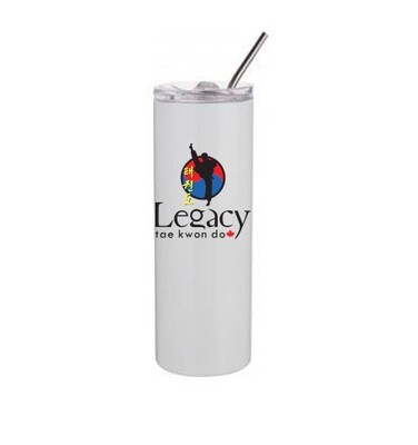 20oz Skinny Tumbler with Lid &amp; Straw