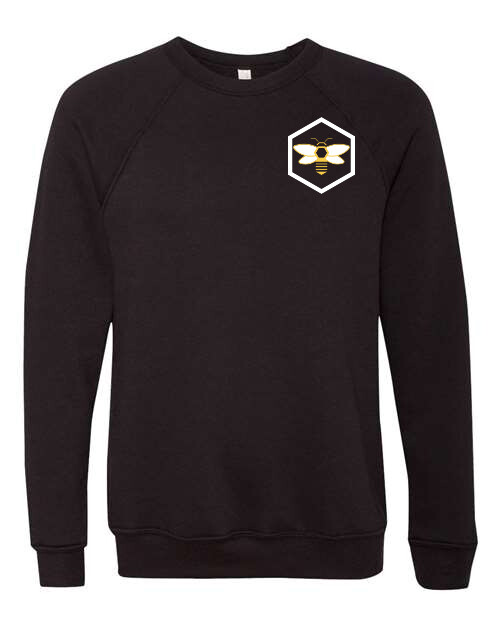 BELLA + CANVAS - Unisex Sponge Fleece Raglan Crewneck Sweatshirt