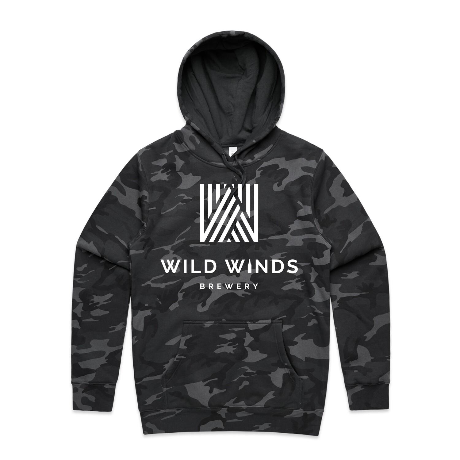 MENS STENCIL CAMO HOOD