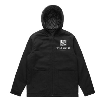 MENS CANVAS HOODED JACKET