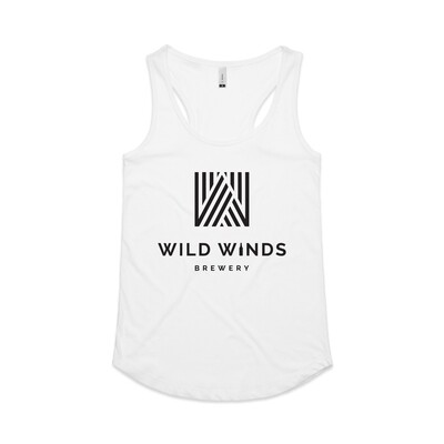 WO'S YES RACERBACK TANK