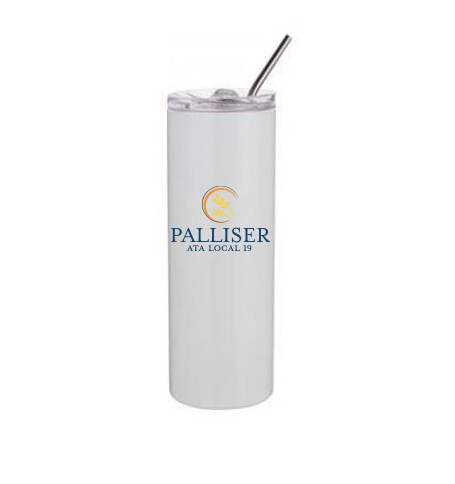 20oz Skinny Tumbler with Lid &amp; Straw