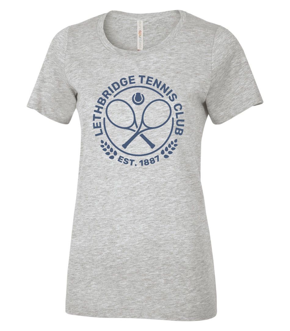 ATC™ EUROSPUN® RING SPUN LADIES&#39; TEE, Color: Athletic Grey