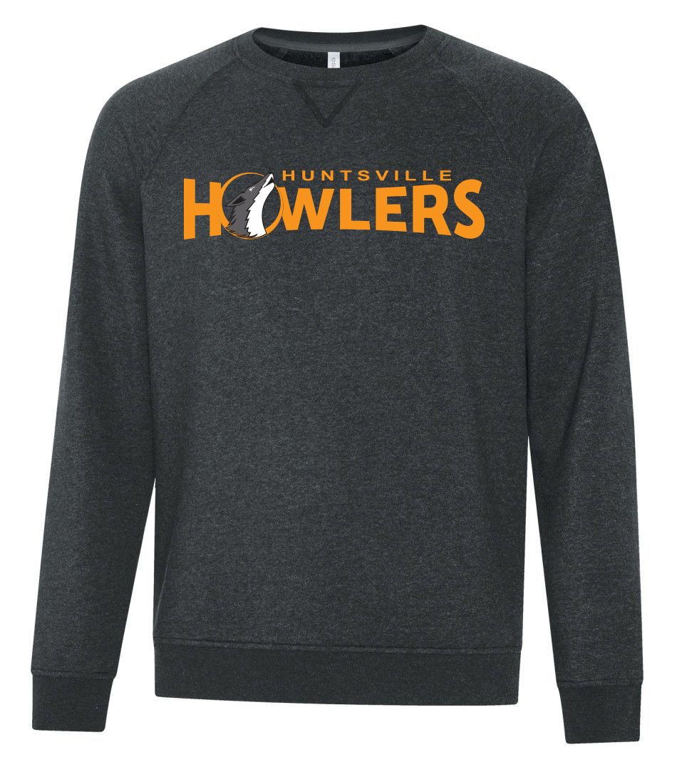 ATC™ ESACTIVE® VINTAGE CREWNECK SWEATSHIRT, Color: Black Heather, Design Choice: Design 1