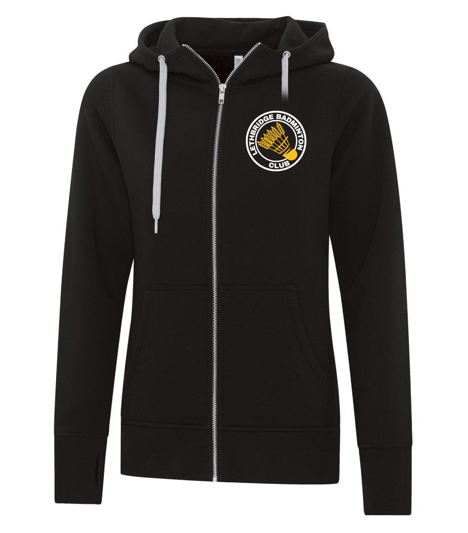 ​ATC™ ESACTIVE® Core Full Zip Hooded Ladies&#39;Sweatshirt, Color: Black