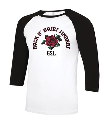 GSL MUSIC ATC Eurospun Ring Spun Baseball Tee