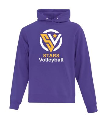 ​ATC™ EVERYDAY Purple with Gold/White Hooded Sweatshirt