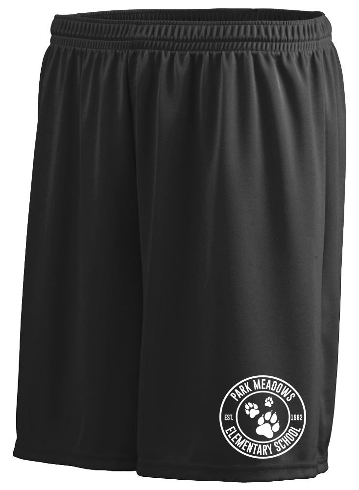 AUGUSTA SPORTSWEAR OCTANE SHORTS, Color: Black, Design Choice: Design 2