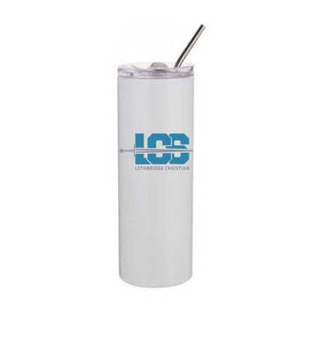 20oz Skinny Tumbler with Lid &amp; Straw