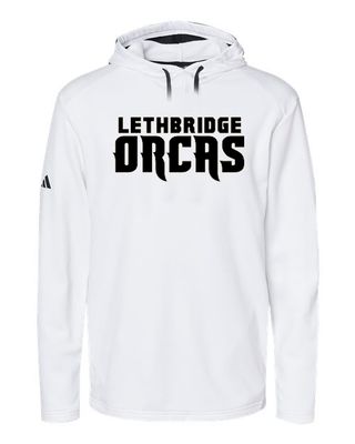 Adidas - Textured Mixed Media Hooded Sweatshirt - A530