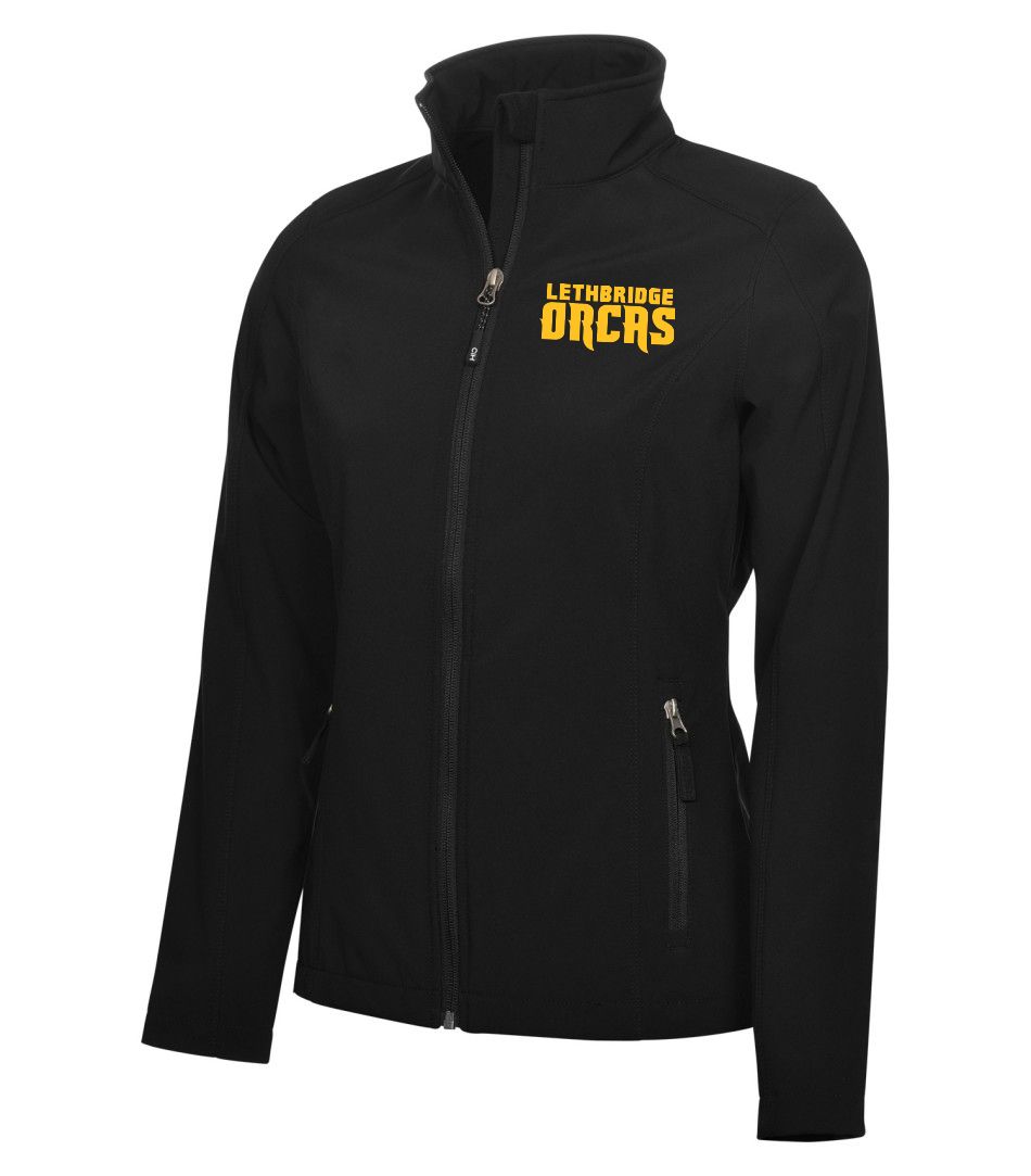 COAL HARBOUR Everyday Soft Shell Ladies' Jacket, Design Choice: Design 1, Color: Black