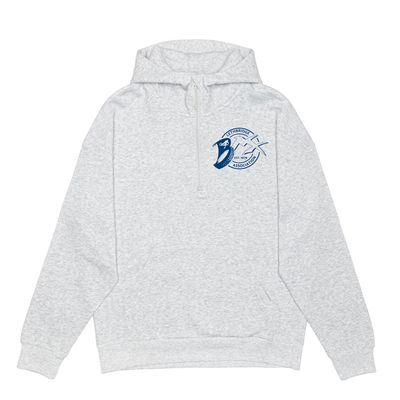 HERO-4220 Unisex Drop Shoulder Scuba 1/2 Zip Hoodie