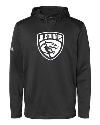 Adidas - Textured Mixed Media Hooded Sweatshirt - A530