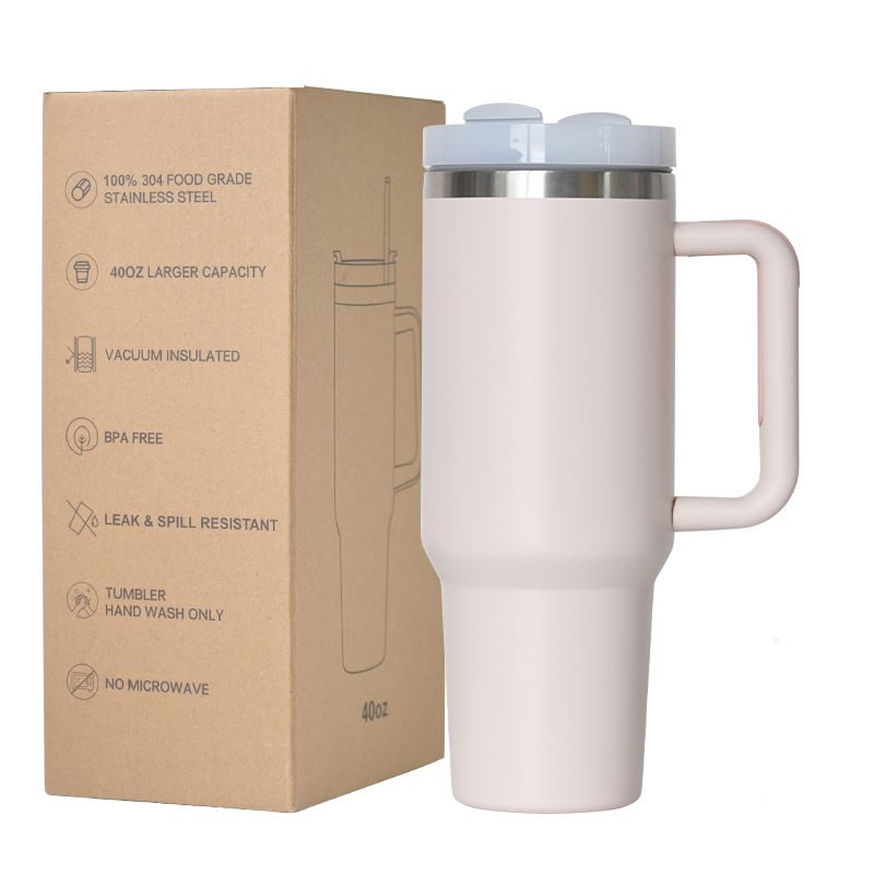 40oz Powder Coated Thermal Tumbler