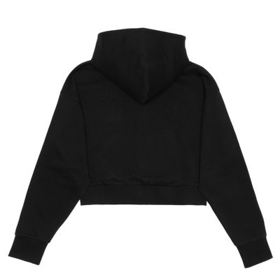 HERO-4220C Cropped Drop Shoulder Scuba 1/2 Zip Hoodie