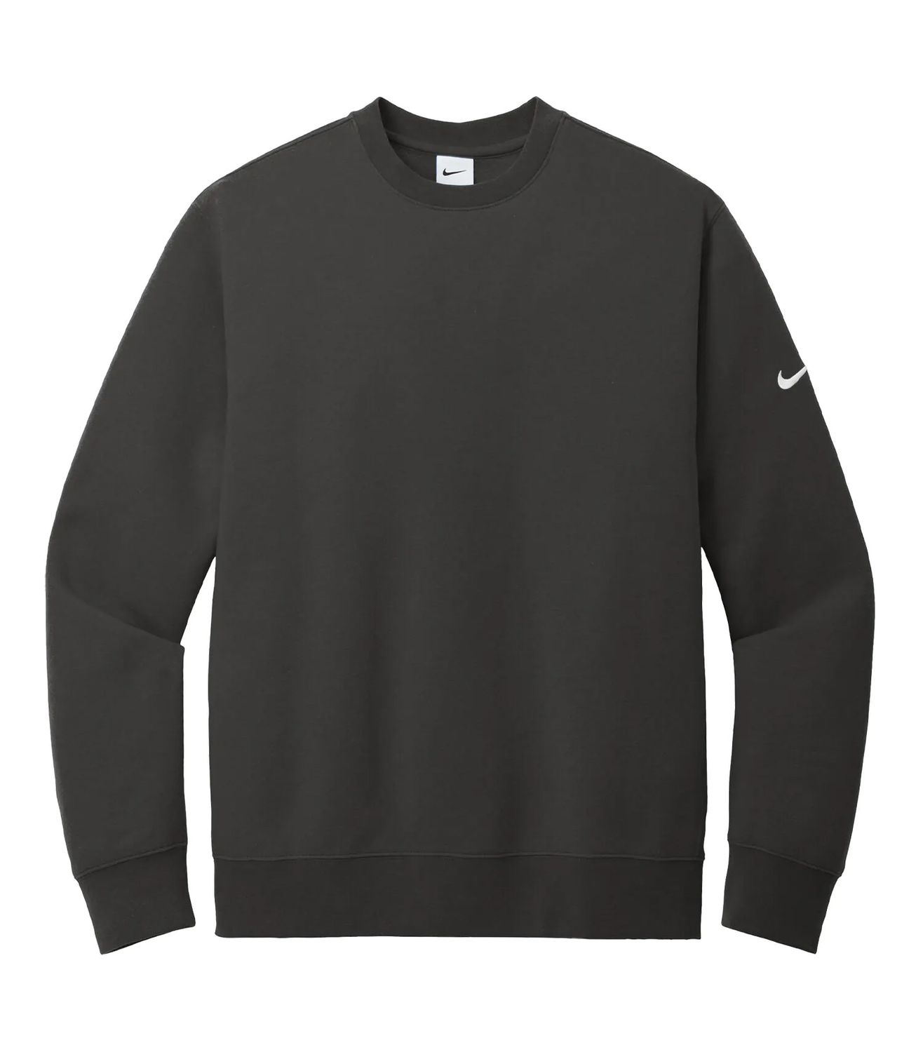 NIKE CLUB FLEECE SLEEVE SWOOSH CREW., Color: Anthracite