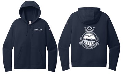 NIKE CLUB FLEECE SLEEVE SWOOSH LADIES' FULL ZIP HOODIE.