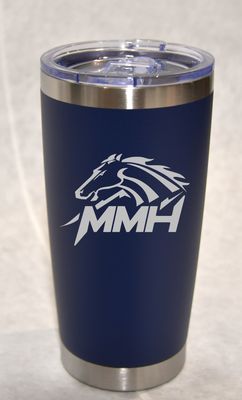 20oz Powder Coated Thermal Tumbler