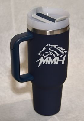 40oz Powder Coated Thermal Tumbler