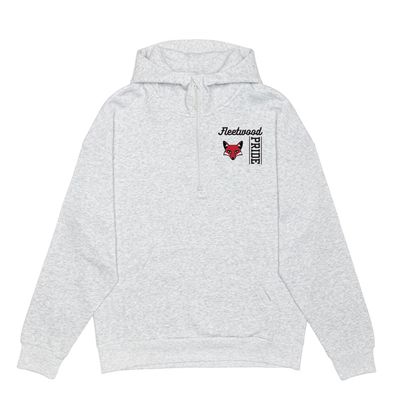 HERO-4220 Unisex Drop Shoulder Scuba 1/2 Zip Hoodie