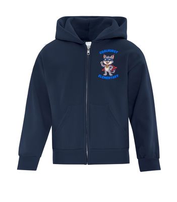 ATC™ EVERYDAY Fleece Full Zip Youth Hooded Sweatshirt