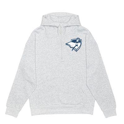 HERO-4220 Unisex Drop Shoulder Scuba 1/2 Zip Hoodie