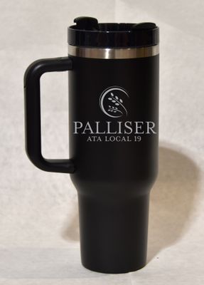 40oz Powder Coated Thermal Tumbler