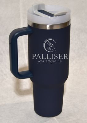 40oz Powder Coated Thermal Tumbler