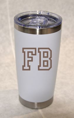 20oz Powder Coated Thermal Tumbler
