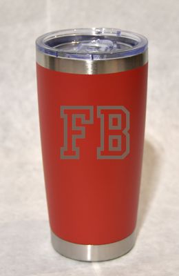 20oz Powder Coated Thermal Tumbler