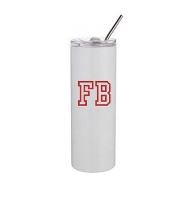 20oz Skinny Tumbler with Lid &amp; Straw