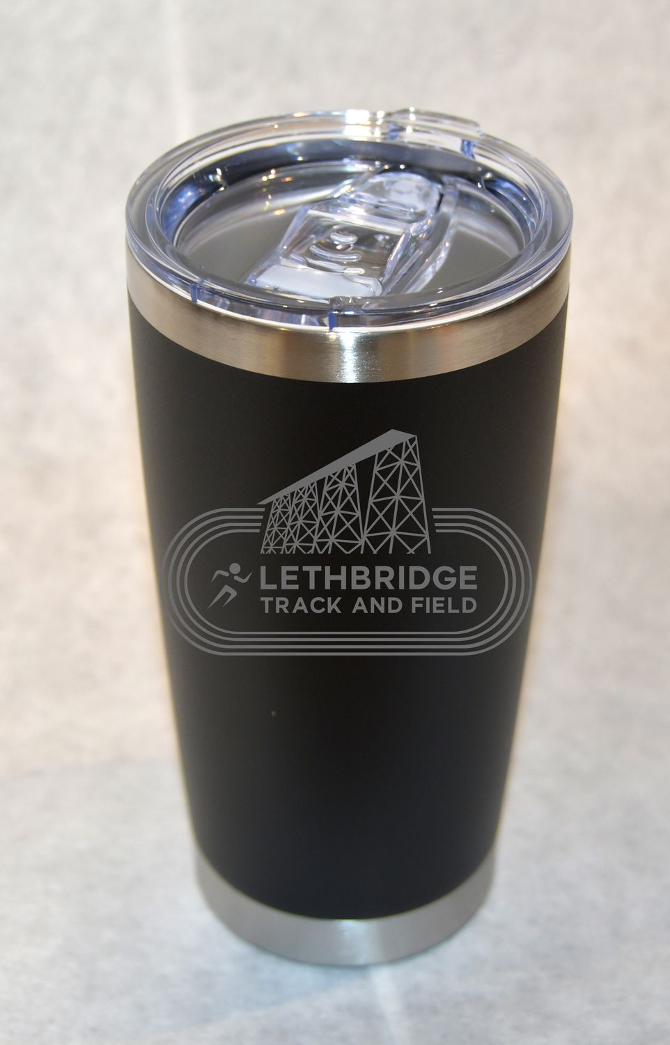 20oz Powder Coated Thermal Tumbler