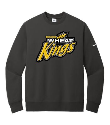 NIKE CLUB FLEECE SLEEVE SWOOSH CREW.