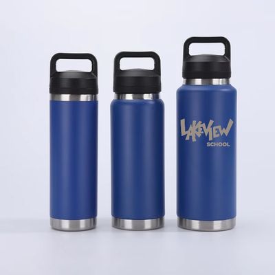 Powder Coated Thermal Water Bottle with Handle