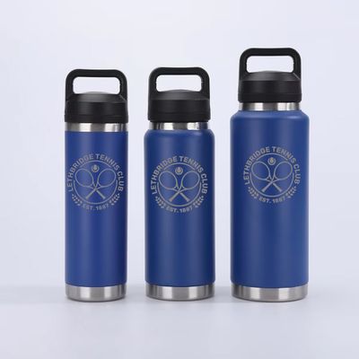 Powder Coated Thermal Water Bottle with Handle
