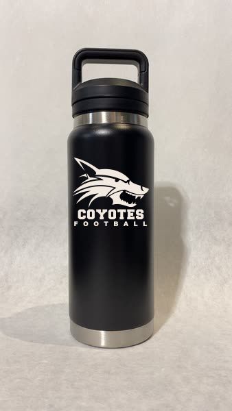 Powder Coated Thermal Water Bottle with Handle