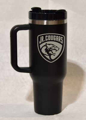 40oz Powder Coated Thermal Tumbler