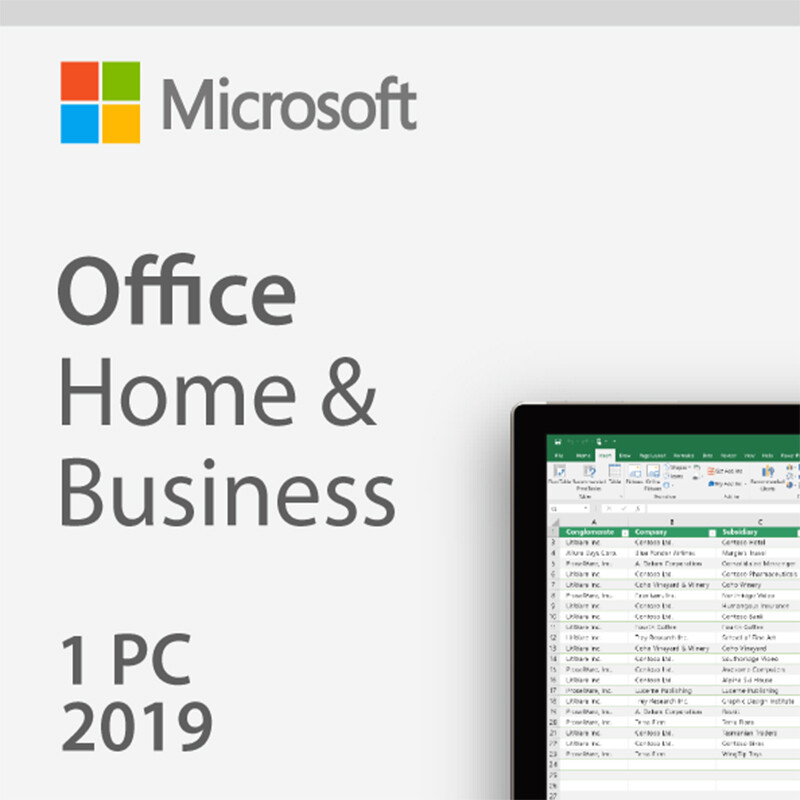 Microsoft Office Home and Business 2019 Digital License Key Lifetime 32/64 Bit  with Download Link Global Language for Windows(Not CD)