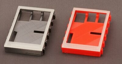 Raspberry Displaygehäuse, 3D-Druck, fischertechnik-kompatibel