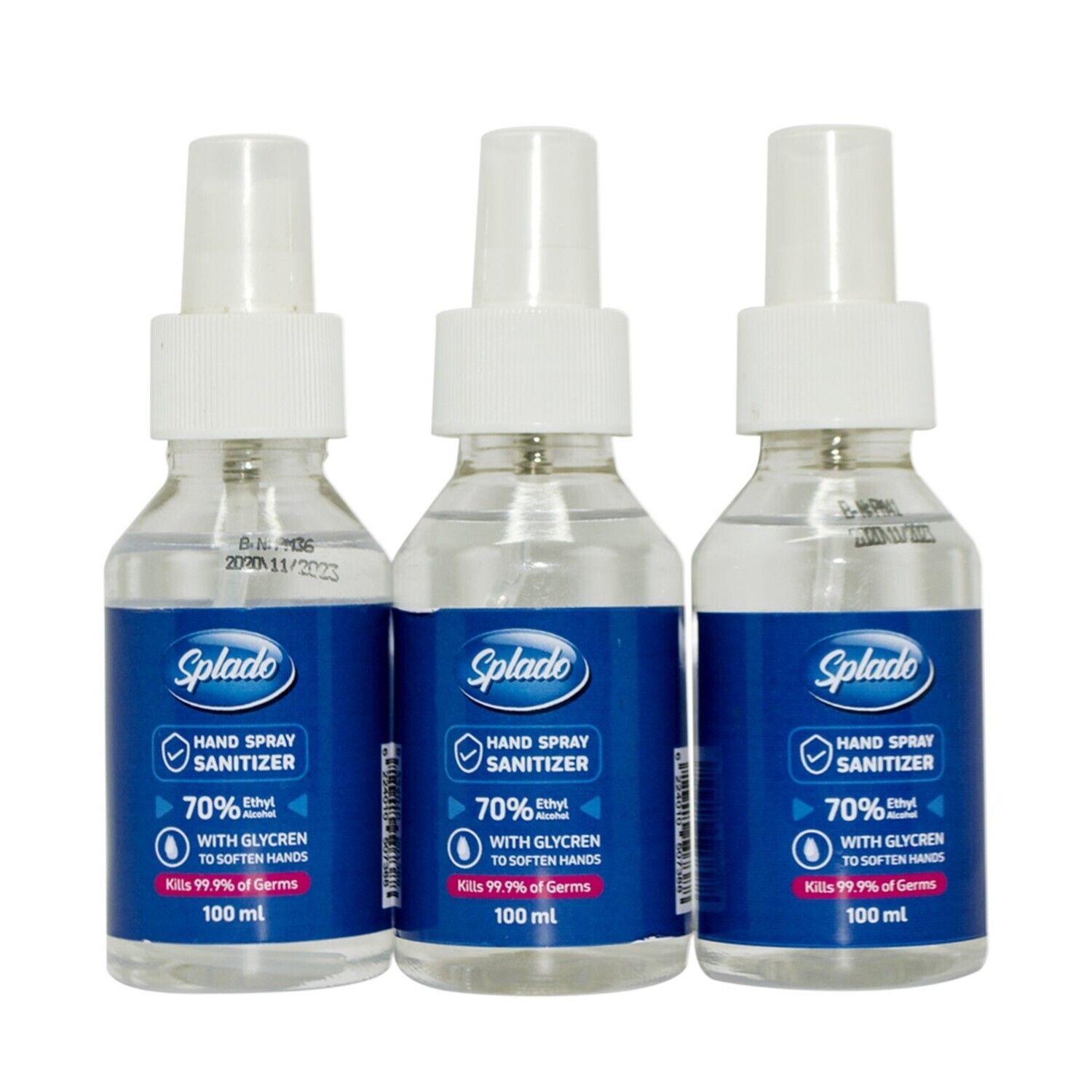 Hand Sanitizer Spray with Glycerin - Value Bundle of 3 X 100 ml.