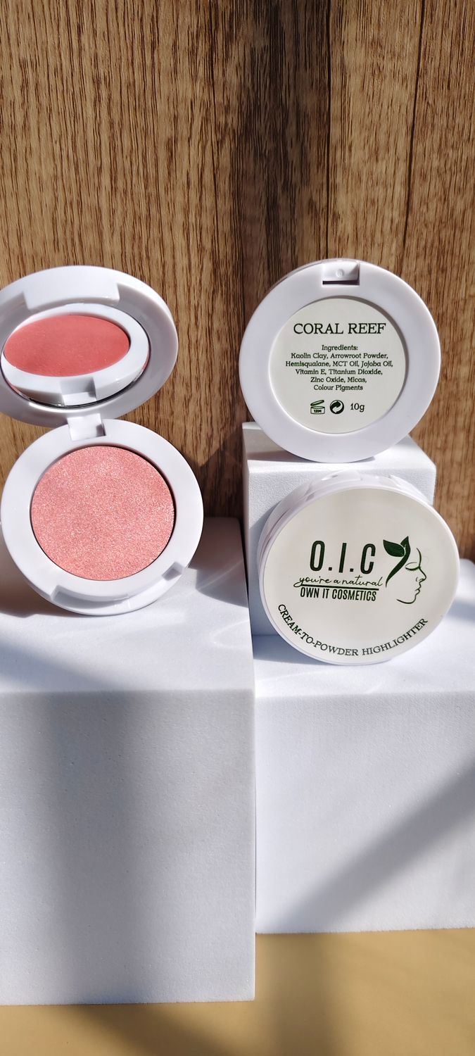 Cream-To-Powder Highlighter - Coral Reef