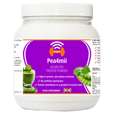 Pea4Mii Ⓥ  Vegan Protein Shake / Juicing /Smoothie Powder