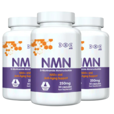 Triple-Pack NMN Bio | Anti-Ageing (Beta Nicotinamide Mononucleotide 250mg) | 90 Capsules